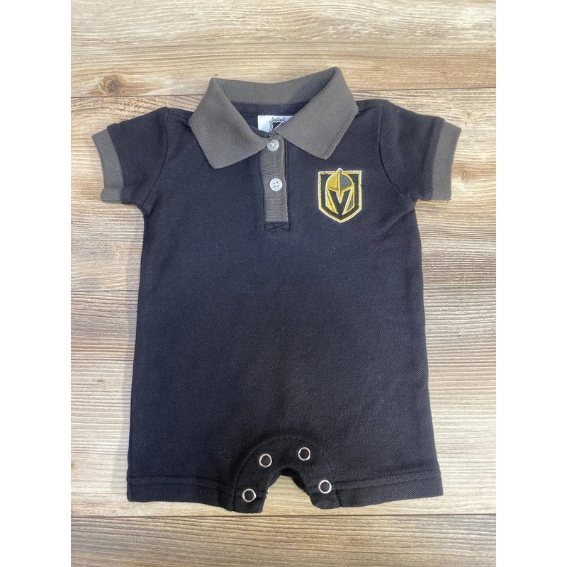 NHL Vegas Golden Knights Prepster Romper Black sz 0-3m Black Newborn