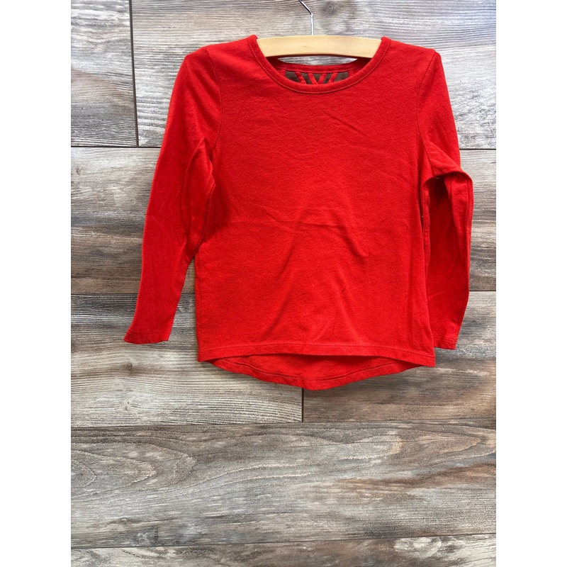 Old Navy Long Sleeve Lattice-Back Shirt Red sz 5T Red 5T
