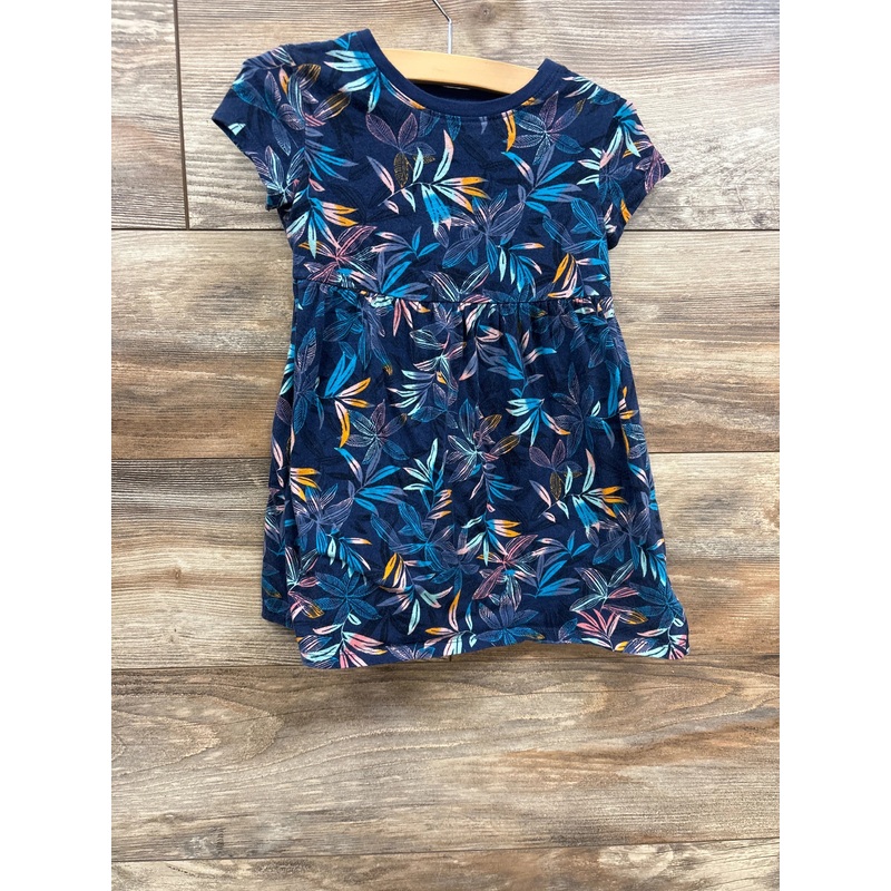Old Navy Tropical Dress Blue 3T Blue 3T