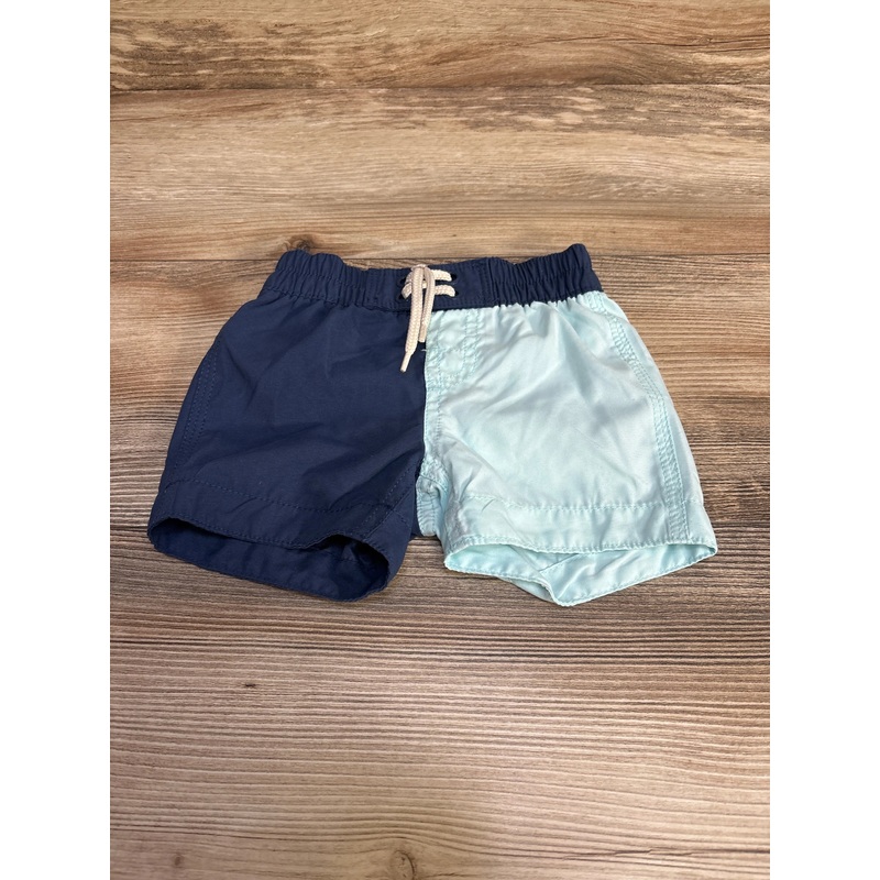 Baby Gap Colorblock Swim Trunks Blue sz 3-6m Blue 3m