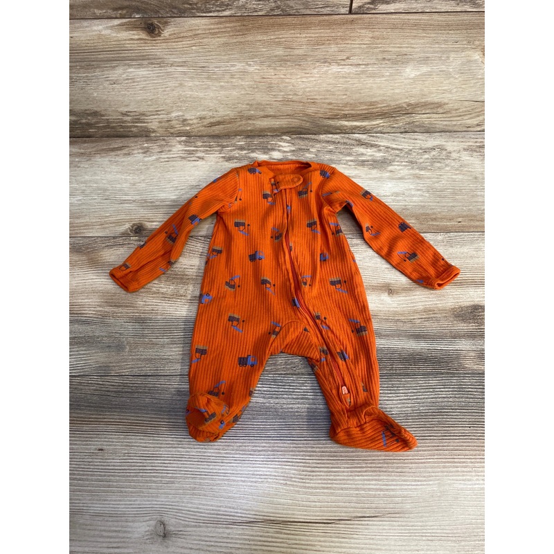 Carter’s Construction Sleeper Orange sz Newborn Orange Newborn