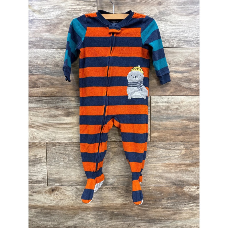 Carter’s Striped Blanket Sleeper Orange sz 18m Orange 18m