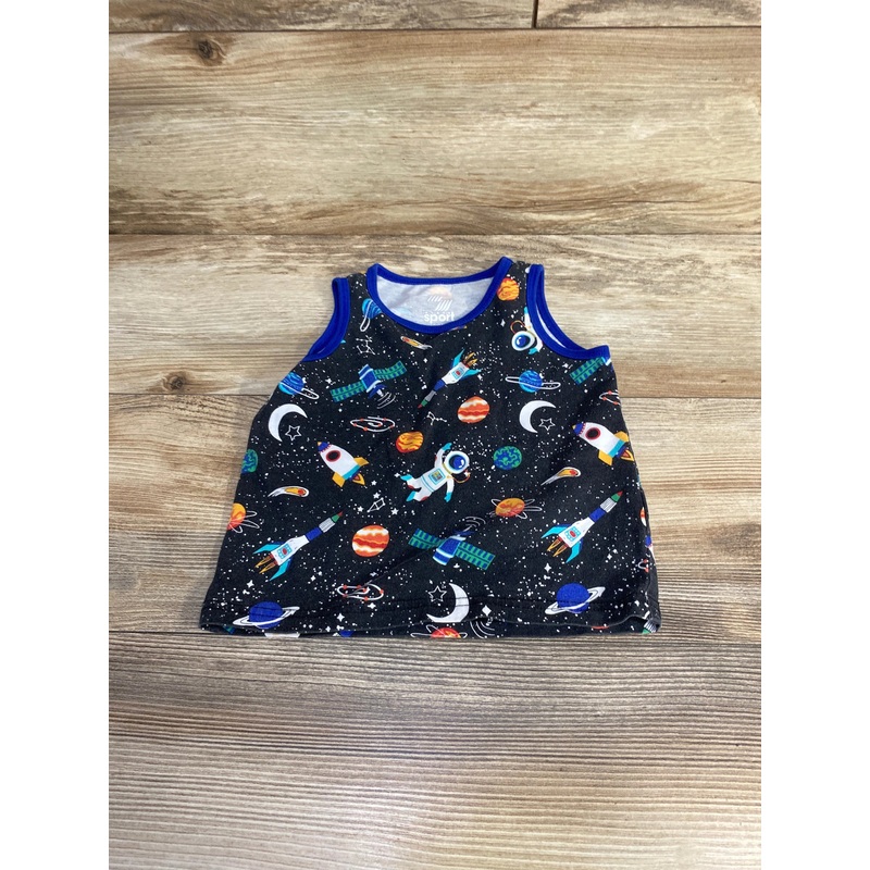 Children’s Place Sport Space Tank Top Black sz 18-24m Black 18m