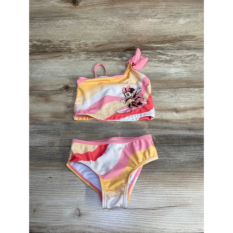 Disney Junior 2pc Minnie Mouse Swimsuit Set Pink sz 2T Pink 2T