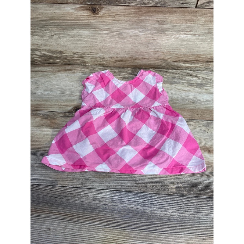 Gingham Top Pink sz 12m Pink 12m