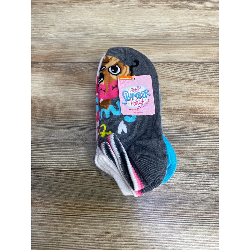 JoJo Siwa 6 Pair No Show Socks Shoe Size 3-10Y