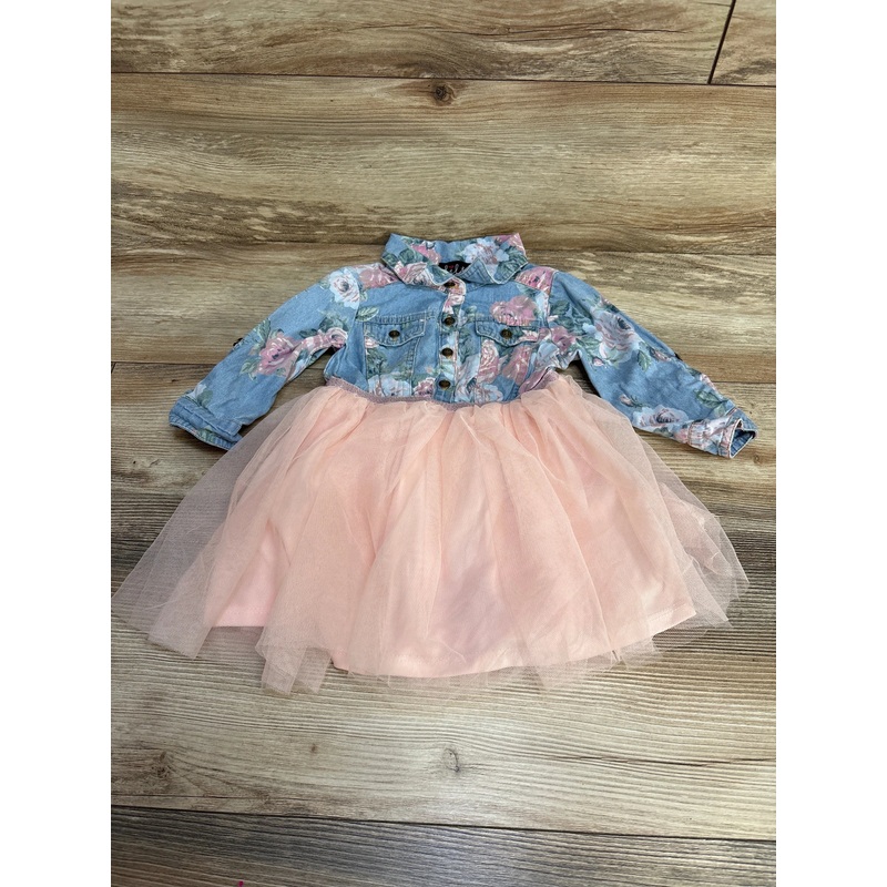 Lilt Floral Tulle Dress Blue sz 2T Blue 2T