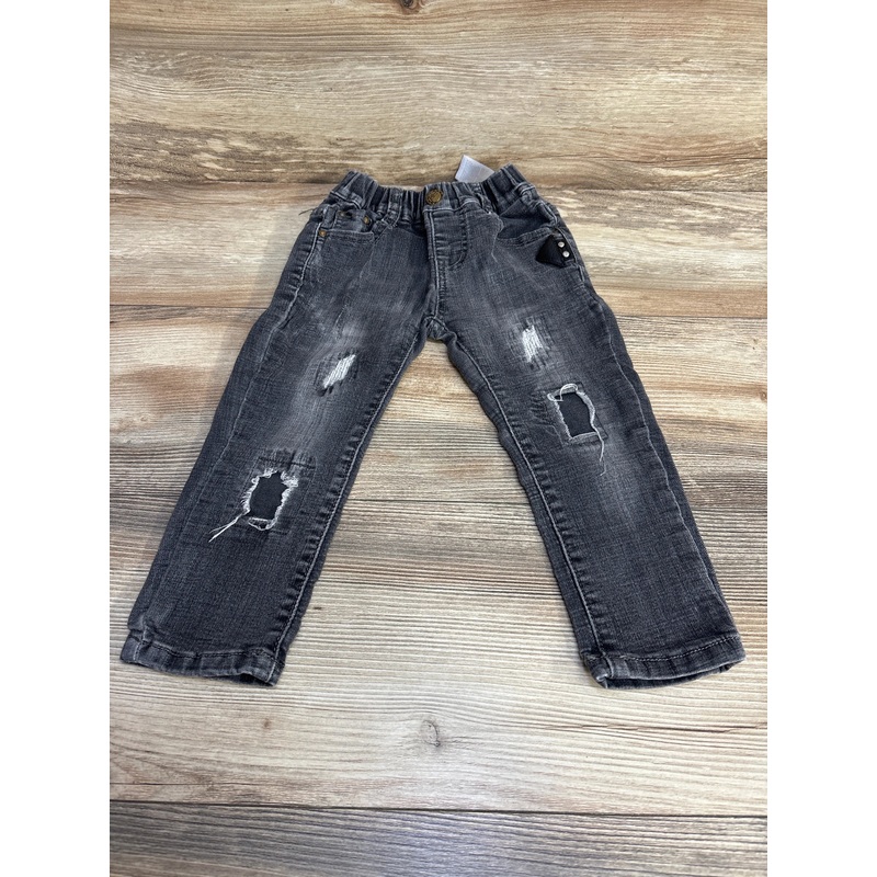 Month Star Jeans Distressed Jeans Grey sz 2-3T Grey 2T