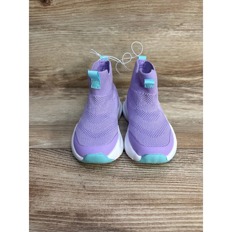 NEW Cat & Jack Slip On Sock Sneakers Purple sz 5c