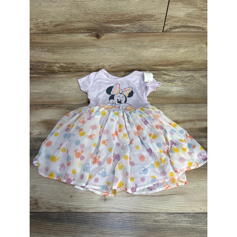 NEW Disney Junior Minnie Mouse Tutu Dress Purple sz 3T Purple 3T