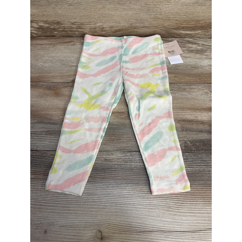 NEW Grayson Mini Tie-Dye Leggings Cream sz 2T Cream 2T
