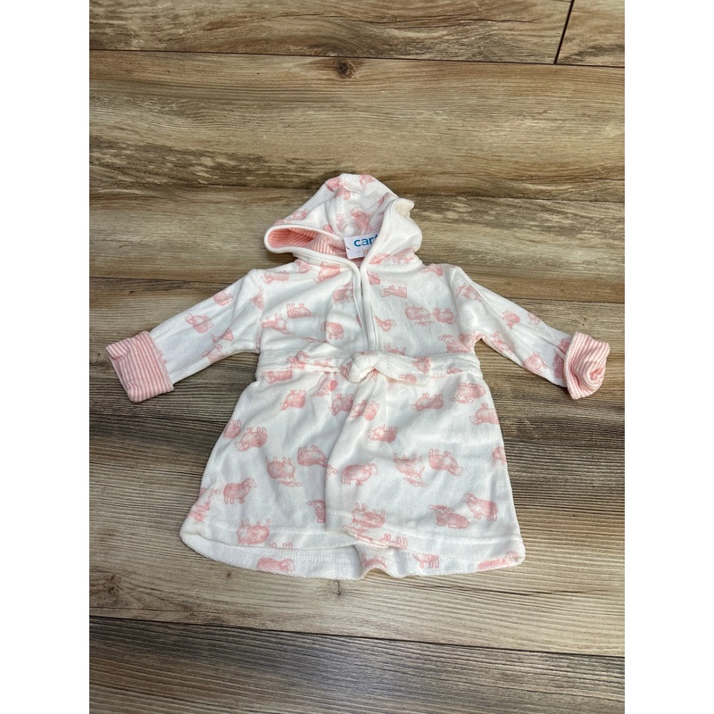 NEW Just One You Sheep Print Robe White sz 0-9m White Newborn