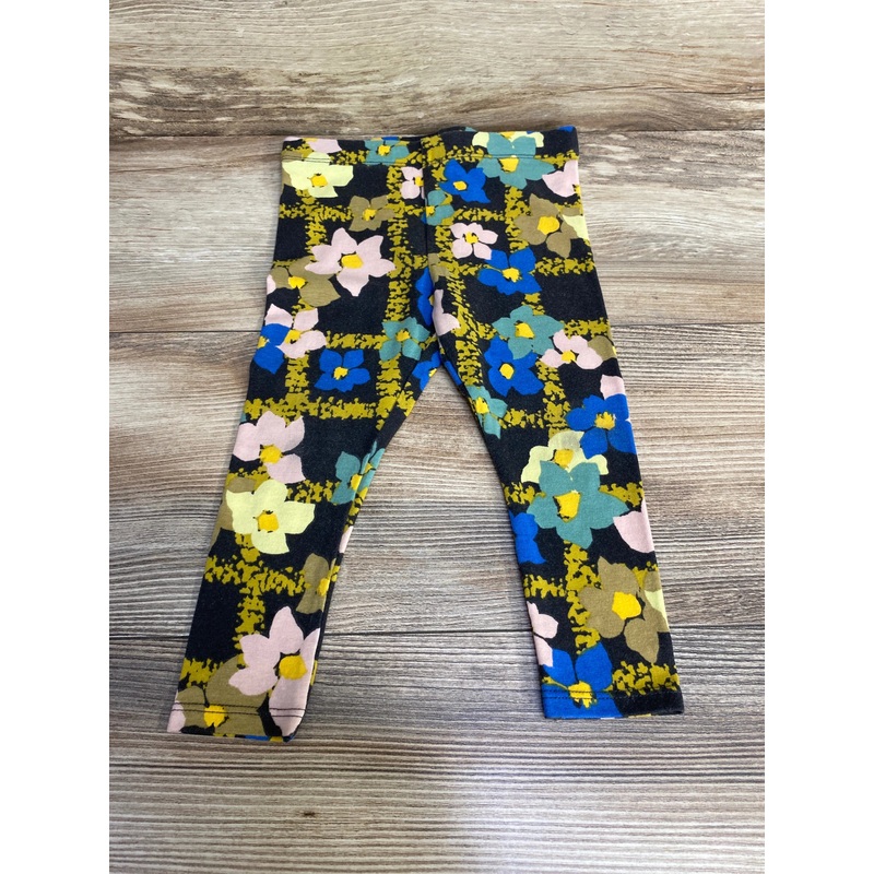 Nordstrom by Cristina Martinez Floral Leggings Black sz 18m Black 18m