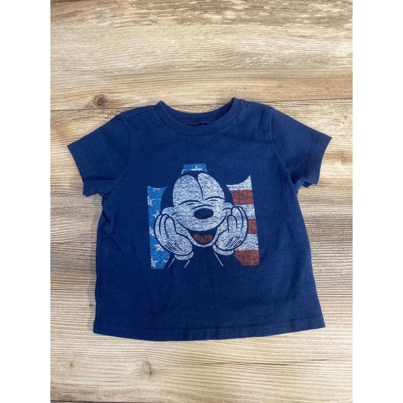 Old Navy x Disney Mickey Mouse T-Shirt Blue sz 6-12m Navy 6m Boys