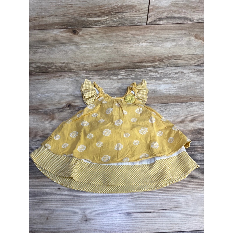 Pippa & Julie Floral Dress Yellow sz 12m Yellow 12m