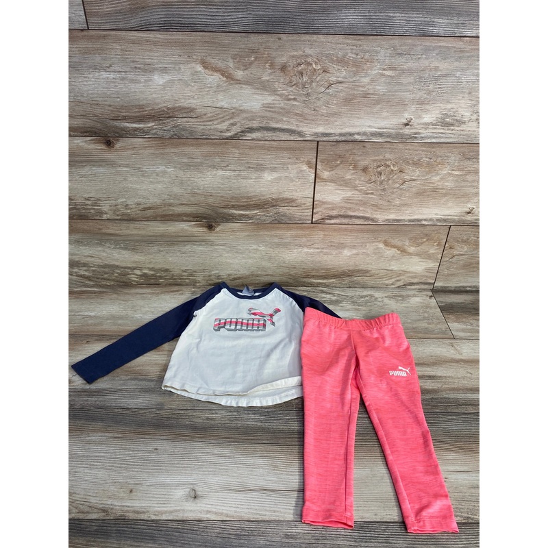 Puma 2pc Shirt & Leggings Grey sz 3T Grey 3T