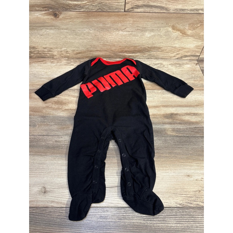Puma Footed Coverall Black sz 6-9m Black 6m
