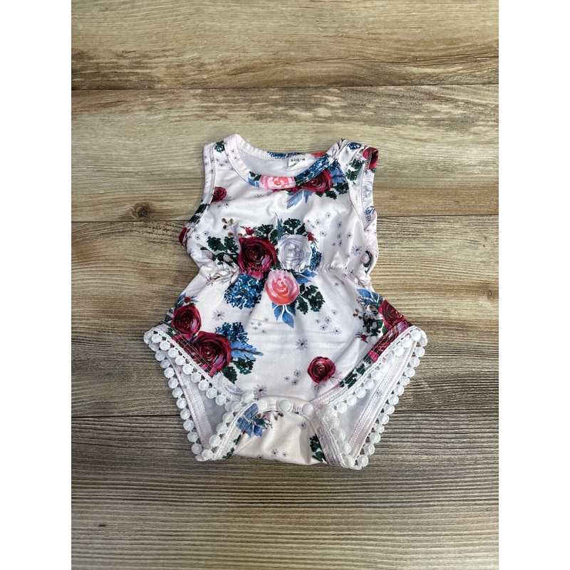 Shein Floral Romper Pink sz 1-3m Pink Newborn