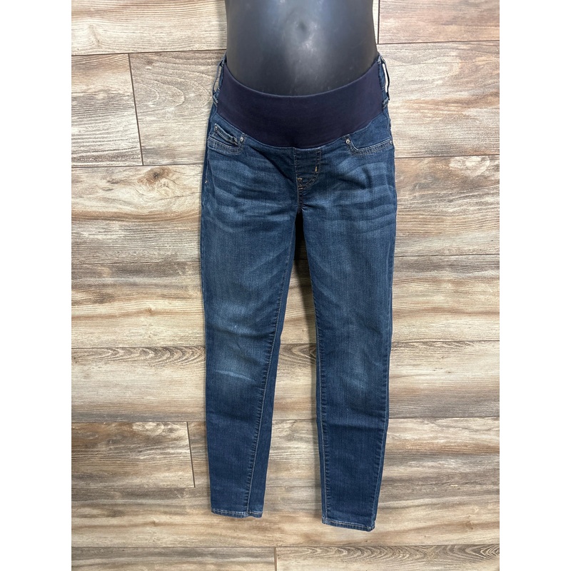 Signature by Levi Strauss Baby Bump Skinny Jeans Blue sz Small Blue Maternity Small