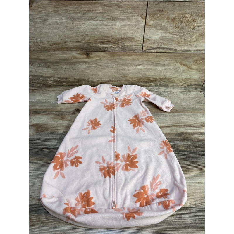 Carter’s Floral Fleece Sleep Sack Pink sz 3-6m Pink 3m