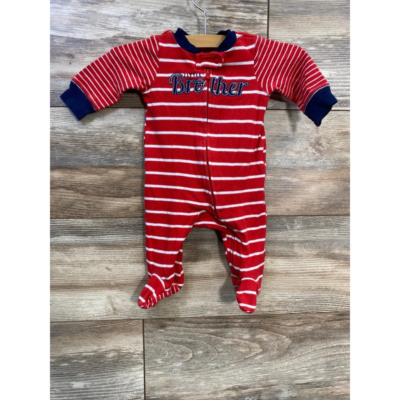 Carter’s Striped Sleeper Red sz 3m Red 3m