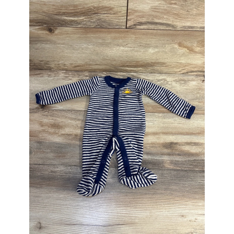 Carter’s Terry Cloth Sleeper Navy sz Newborn Navy Newborn