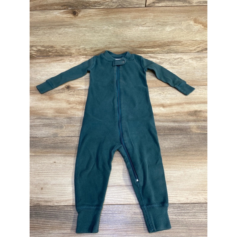Hanna Andersson Solid Footless Sleeper Green sz 12-18m Green 12m