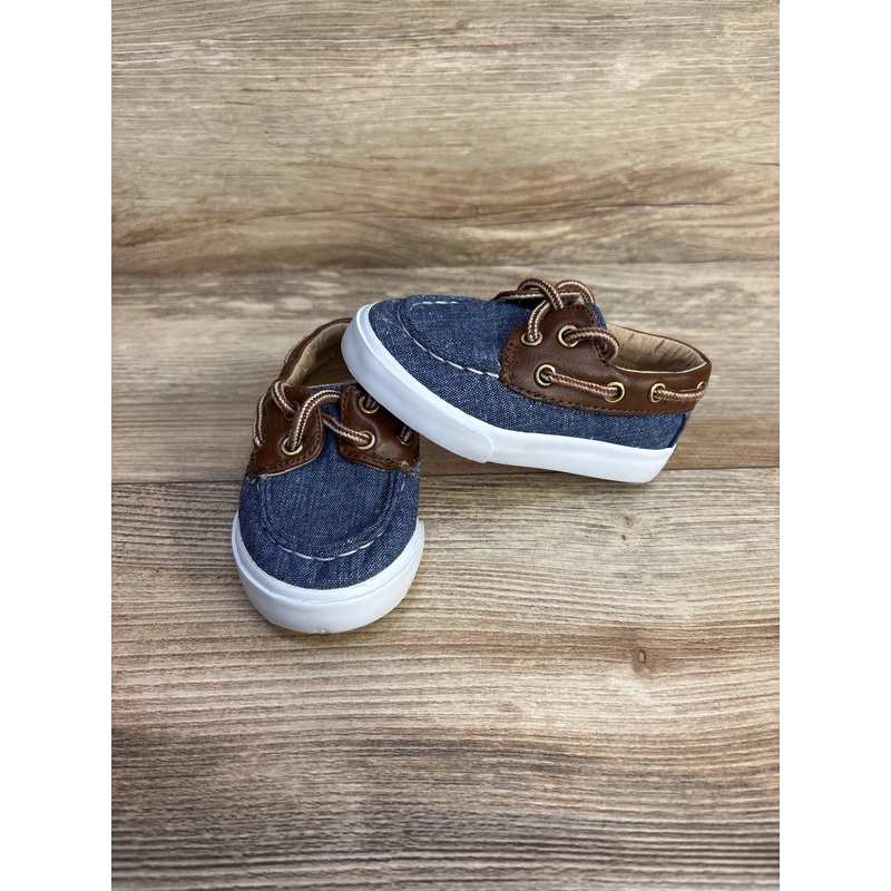 Janie & Jack Colorblock Boat Shoes sz 4c