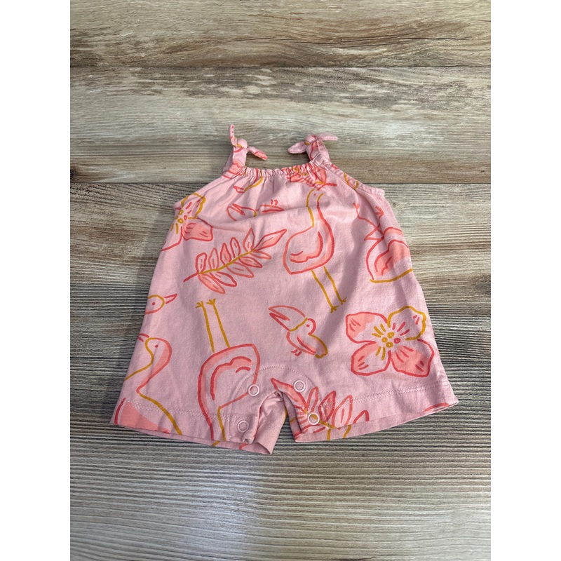 Just One You Flamingo Romper Pink sz Newborn Pink Newborn