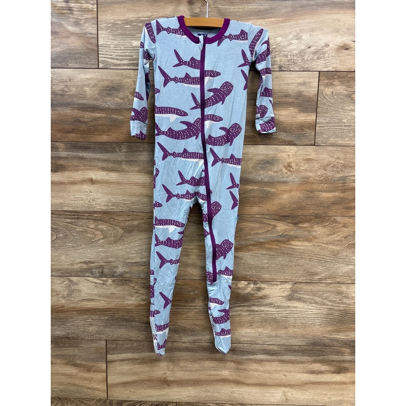 KicKee Pants Footie in Pond sz 3T Blue 3T