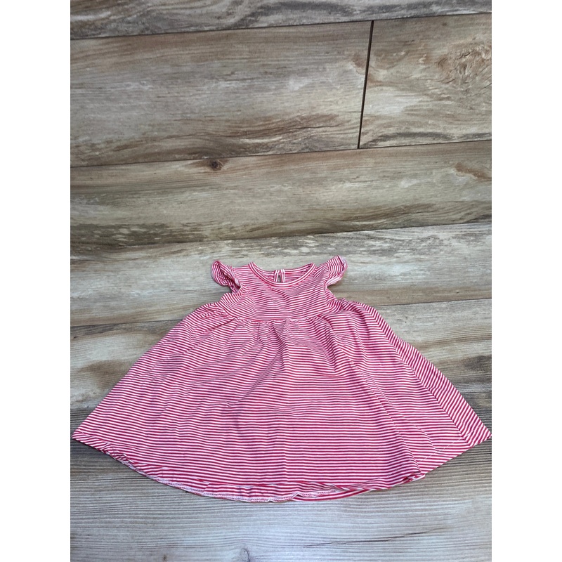 M&S Striped Dress Red sz 12m Red 12m