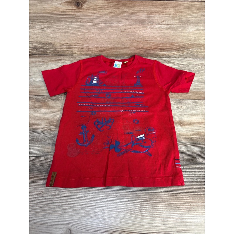 Nanocollection Ships T-Shirt Red sz 3T Red 3T