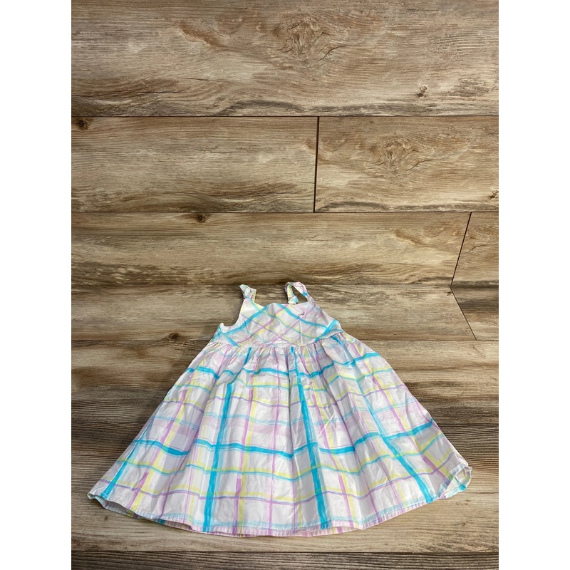 Nautica Plaid Dress White sz 4T White 4T