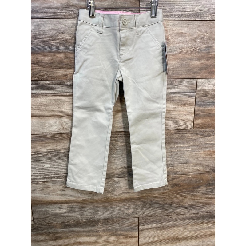 NEW Cat & Jack School Uniform Pants Beige sz 4T Beige 4T