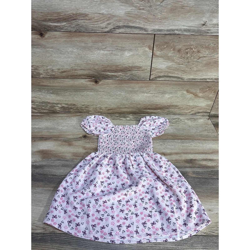 NEW Heart and Arrow Smocked Floral Dress Pink sz 2T Pink 2T