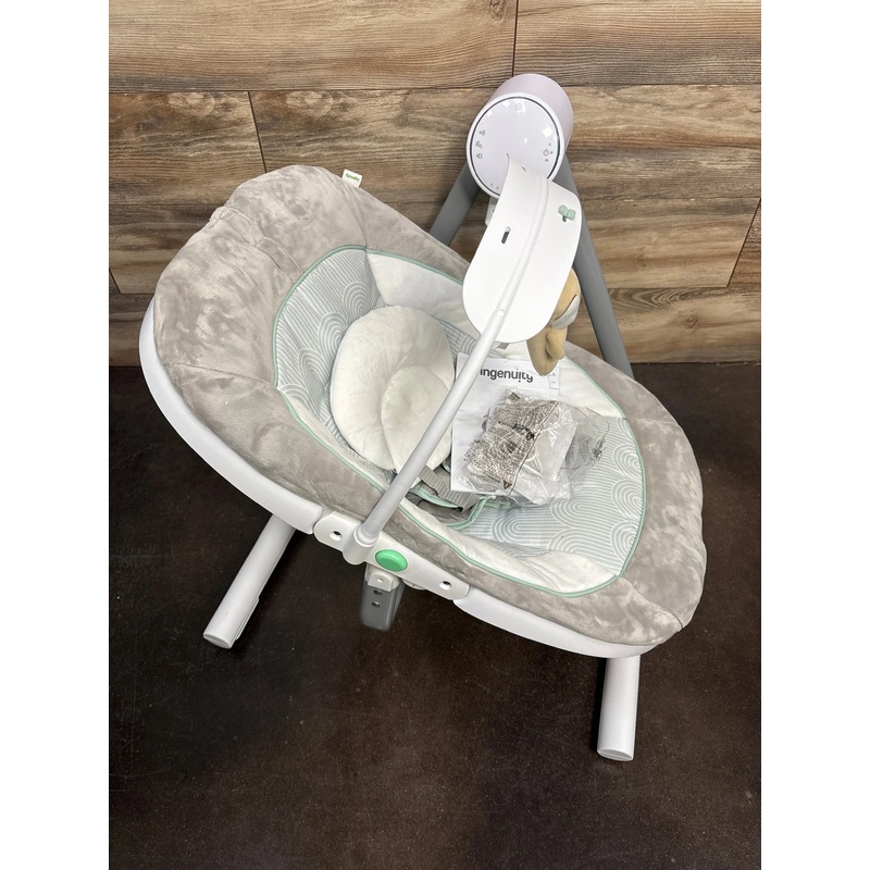 NEW Ingenuity Anyway Sway Portable Foldable Baby Swing in Ray