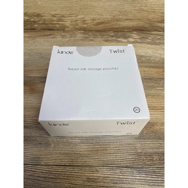 NEW Kiinde Twist Breast Milk Storage Pouches 20ct.