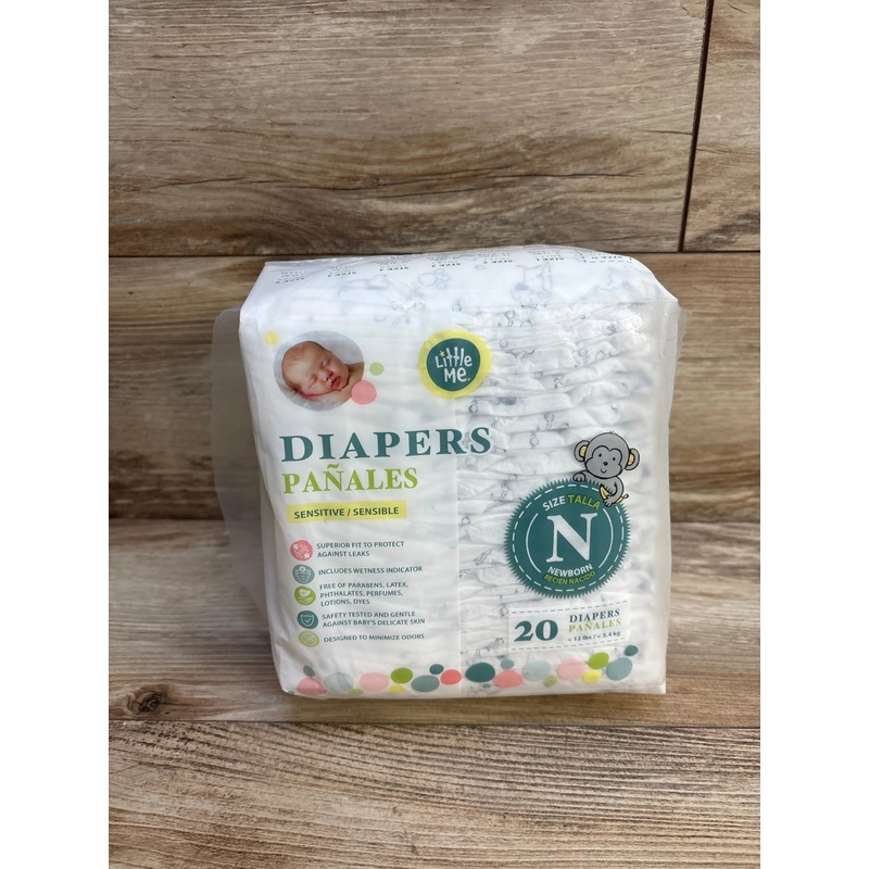 NEW Little Me Diapers Size Newborn 20ct