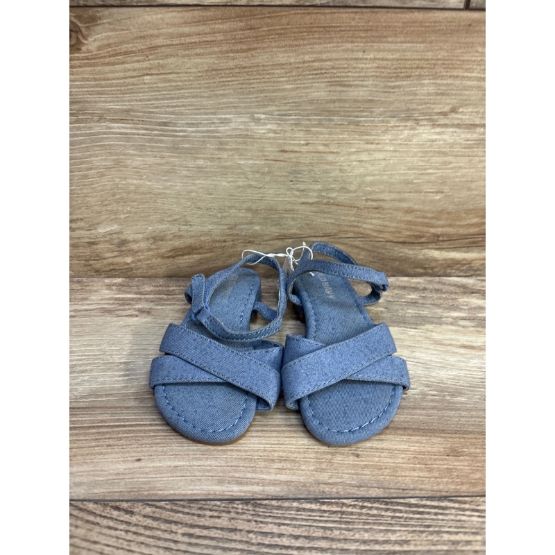 NEW Old Navy Chambray Sandals sz 6c