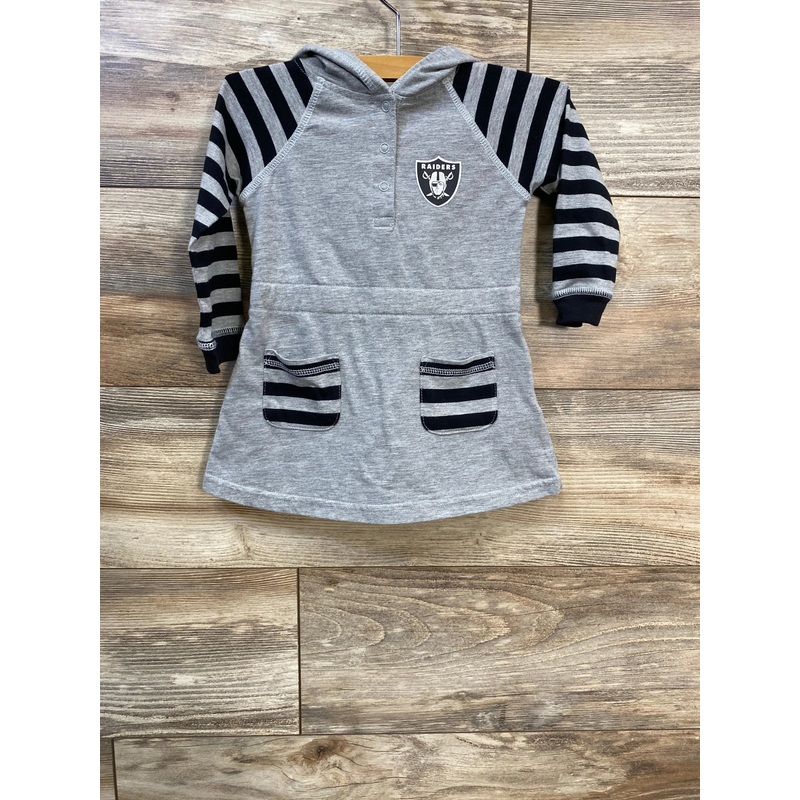 NFL Team Hooded Raiders Dress Grey sz 18m Grey 18m