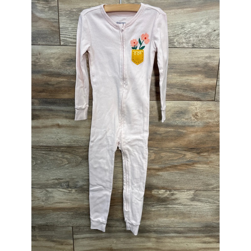 Old Navy Floral Footless Sleeper Pink sz 4T Pink 4T