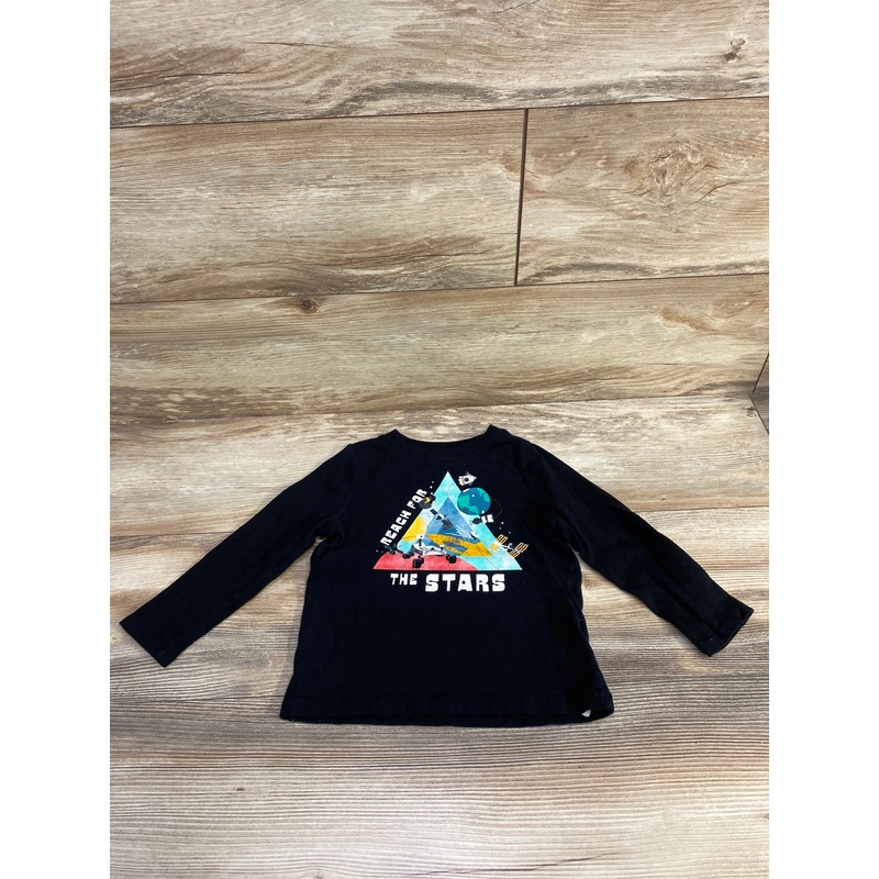 Old Navy Reach For The Star Shirt Black sz 2T Black 2T