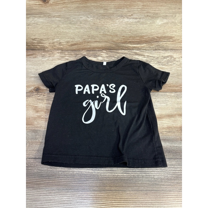 Papa’s Girl Shirt Black sz 12-18m Black 12m