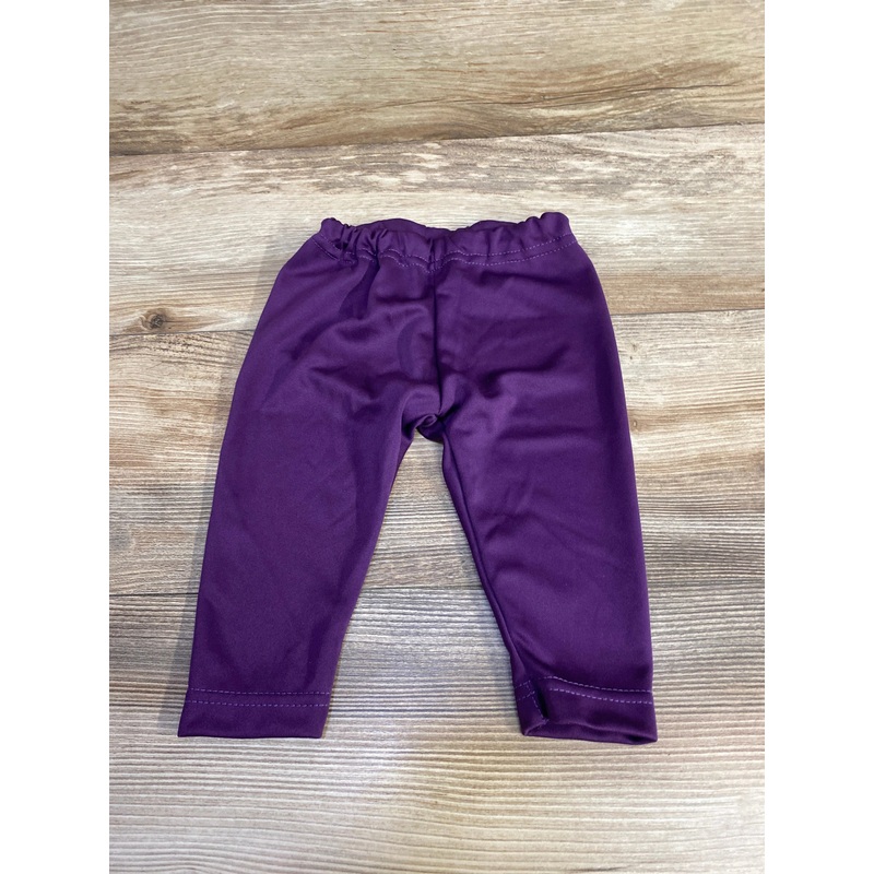 Pull On Leggings Purple sz 0-6m Purple Newborn