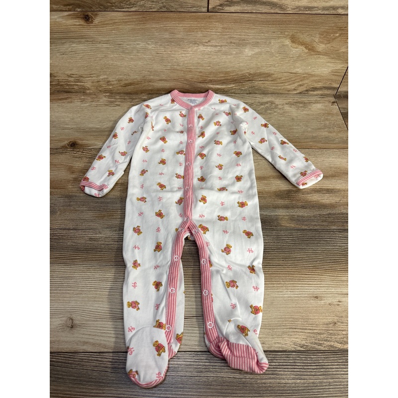 Ralph Lauren Bear Print Sleeper White sz 9m White 9m