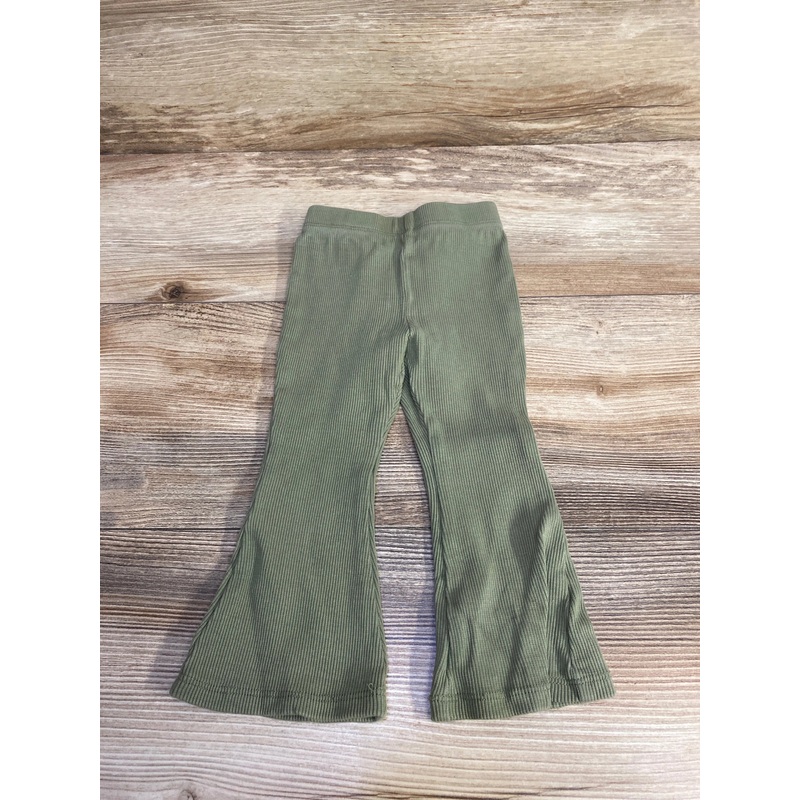 Ribbed Flare Leggings Green sz 12m Green 12m