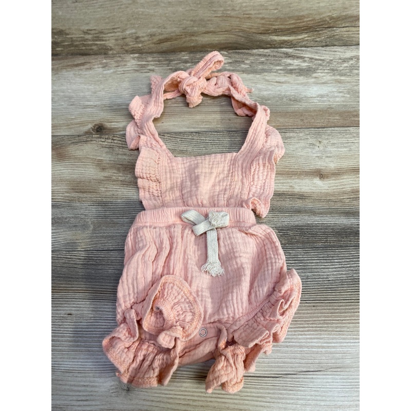 Ruffle Romper Pink sz 3-6m Pink 3m