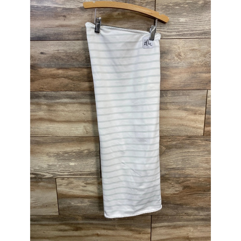 The Ollie World Striped Swaddle White sz One Size White Newborn