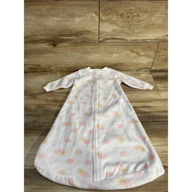 Yoga Sprout Fleece Sleep Sack White sz 0-9m White Newborn