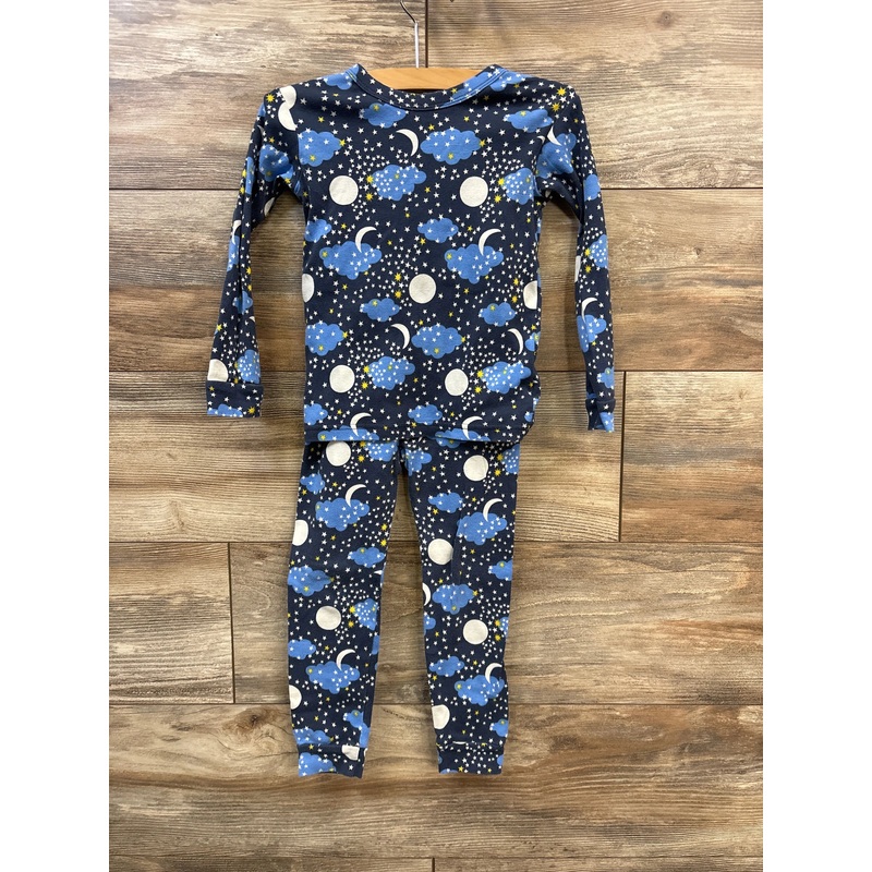 Baby Gap 2pc Moon & Stars Pajama Set Navy sz 4T Navy 4T